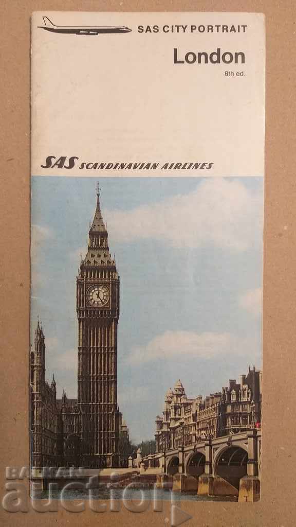 Scandinavian Airlines / SAS. London. 1971 Scandinavian Airlines / SAS. London. 1971