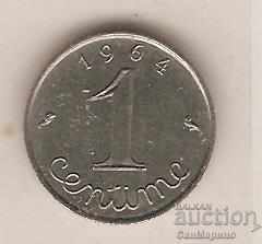 + Franța 1 cent 1964