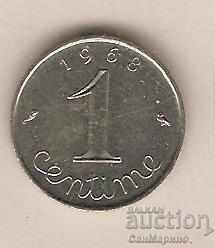 + Franța 1 cent 1968