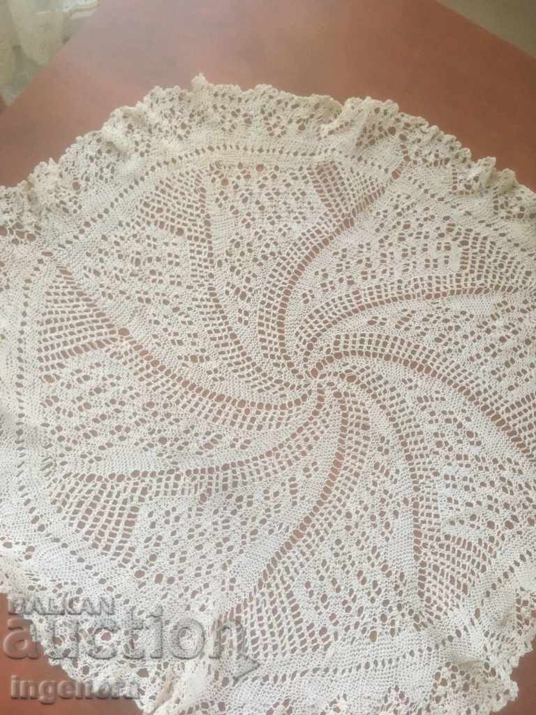 COVER MILO KNITTED ON A HOOK FOR TABLE Ф60 CM with price € 4.90 | 9.58 BGN