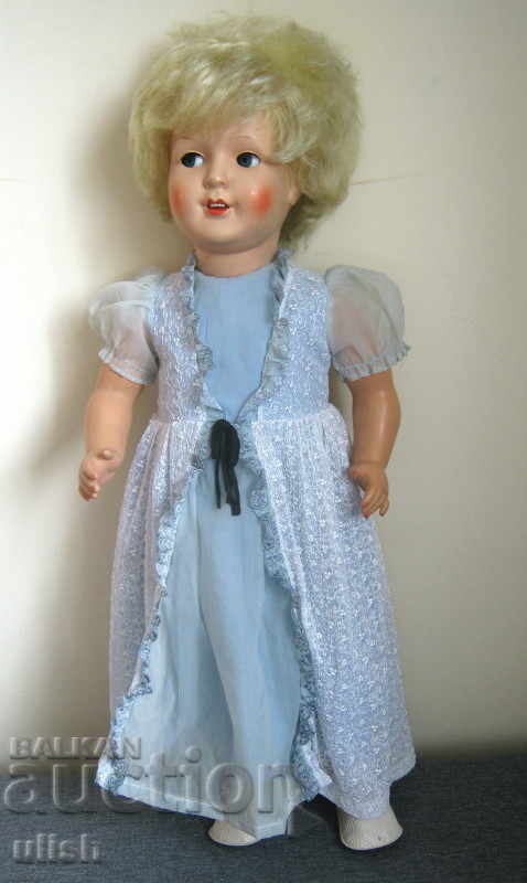The cunning Dolly porcelain doll with clothes 65 cm