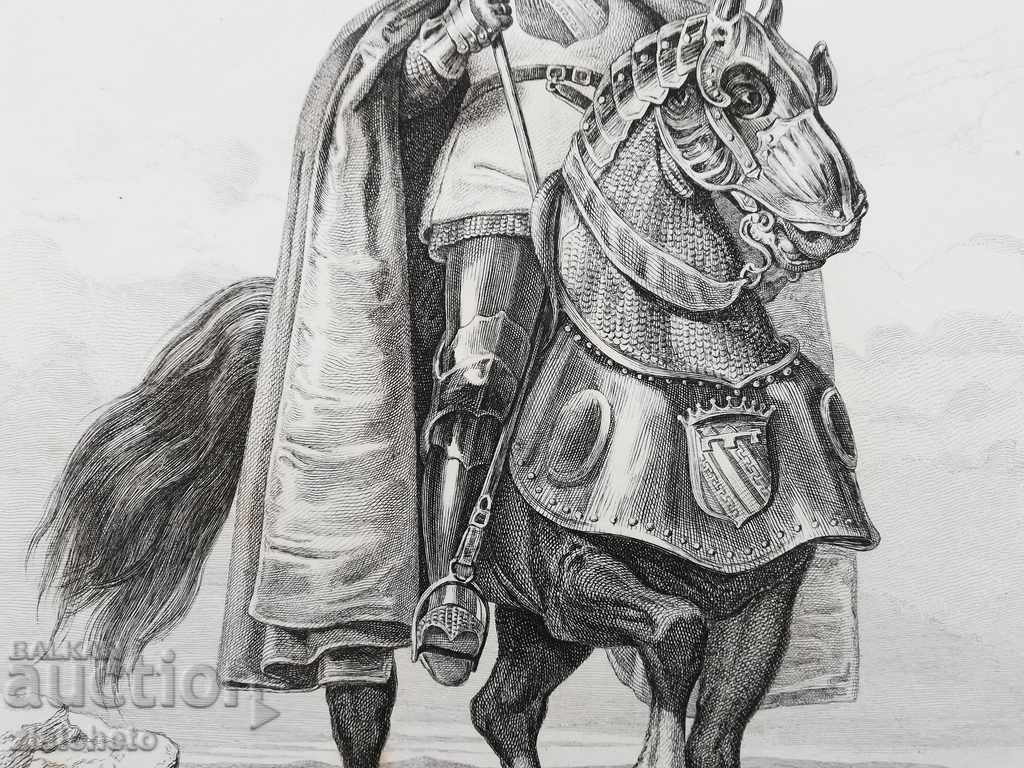 Rare engraving of the 19th century - 5 - 5 Rare engraving of the 19th century - 5 - 5