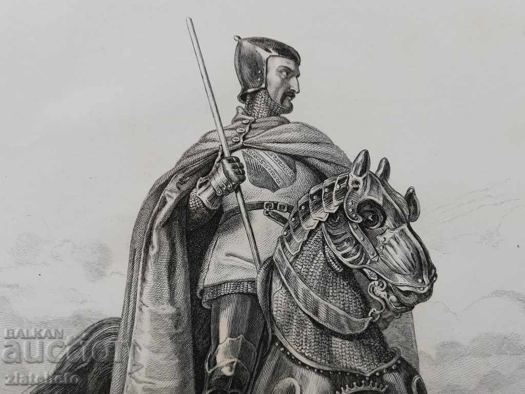 Rare engraving of the 19th century - 5 - 6 Rare engraving of the 19th century - 5 - 6