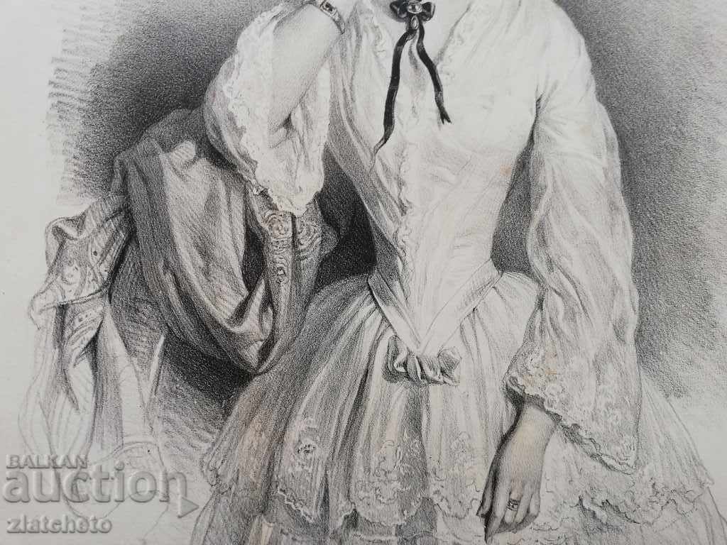 Gravură rară a secolului al XIX-lea - 6 - 5 Gravură rară a secolului al XIX-lea - 6 - 5