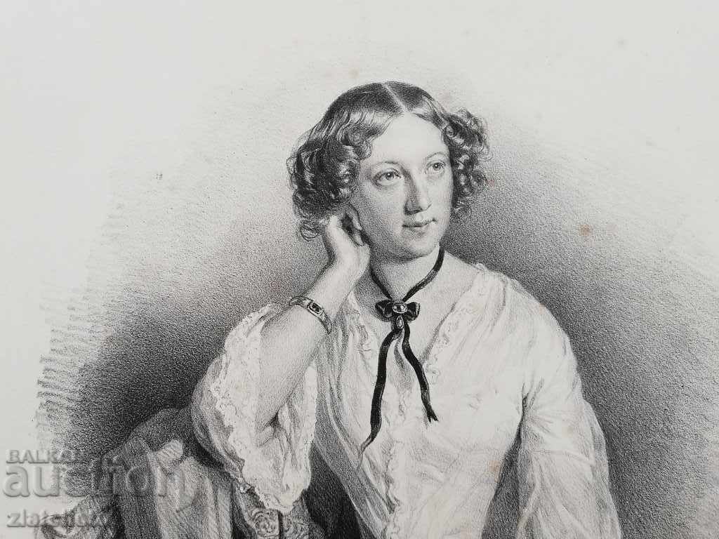 Gravură rară a secolului al XIX-lea - 6 - 6 Gravură rară a secolului al XIX-lea - 6 - 6