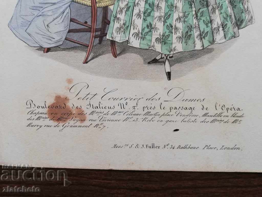 Rare engraving of the 19th - 12th centuries - 5