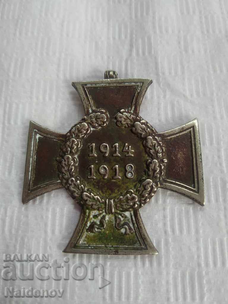 Германски кръст Орден 1914 - 1918 г. Първа Световна война
