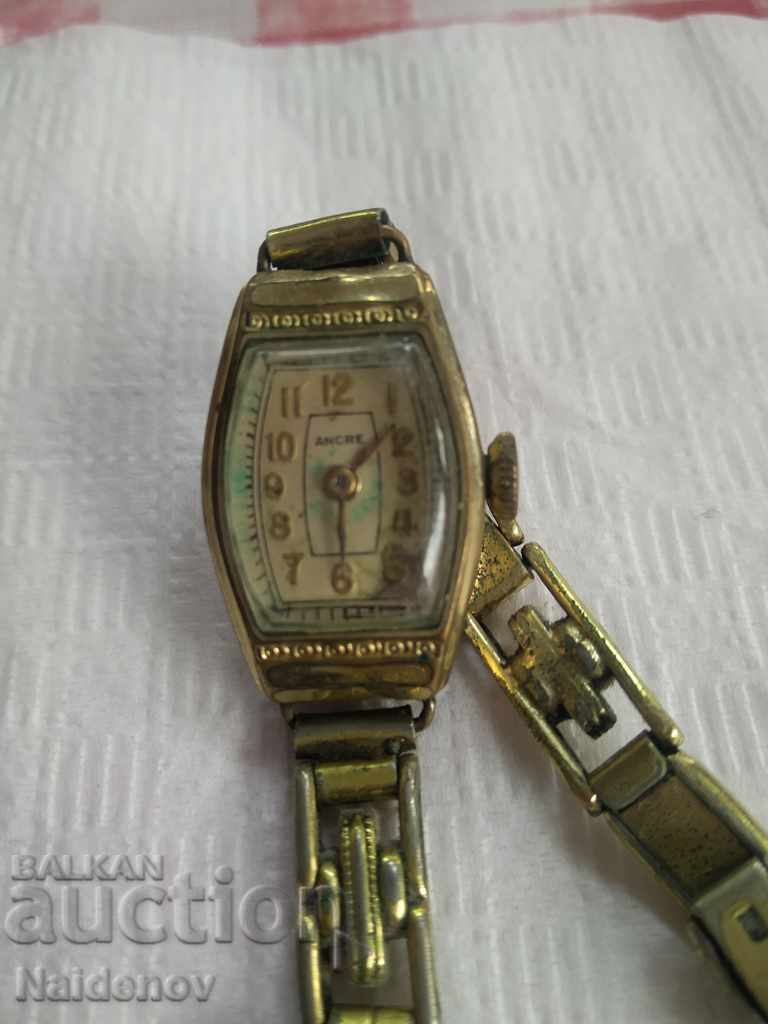 Gold-plated women's watch Ancre