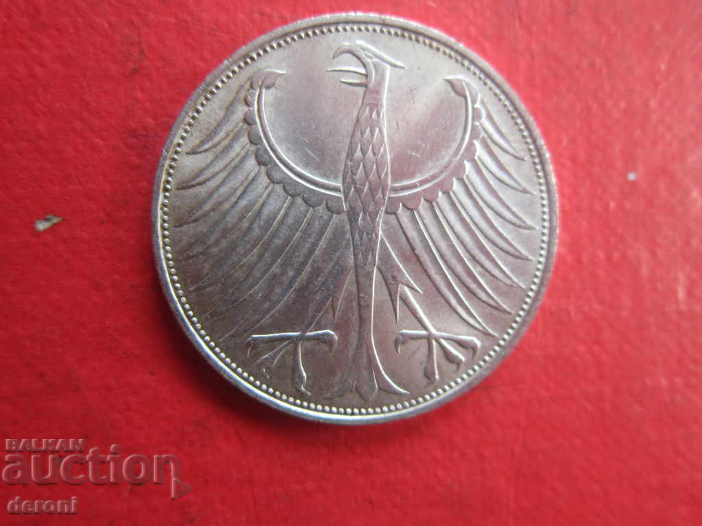 Auction 5 marks mark 1974 Silver coin Auction 5 marks mark 1974 Silver coin