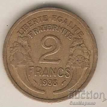 + France 2 francs 1938