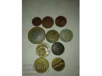 Лот монети и жетони - 10 бр