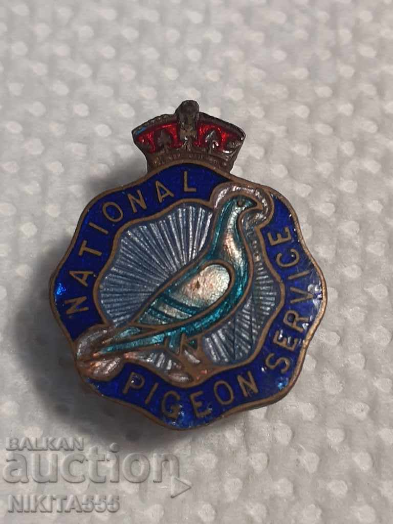 Rare badge '' National Pigeon Service '' (NPS) with price 255.00 BGN | € 130.38 Rare badge '' National Pigeon Service '' (NPS) with price 255.00 BGN | € 130.38