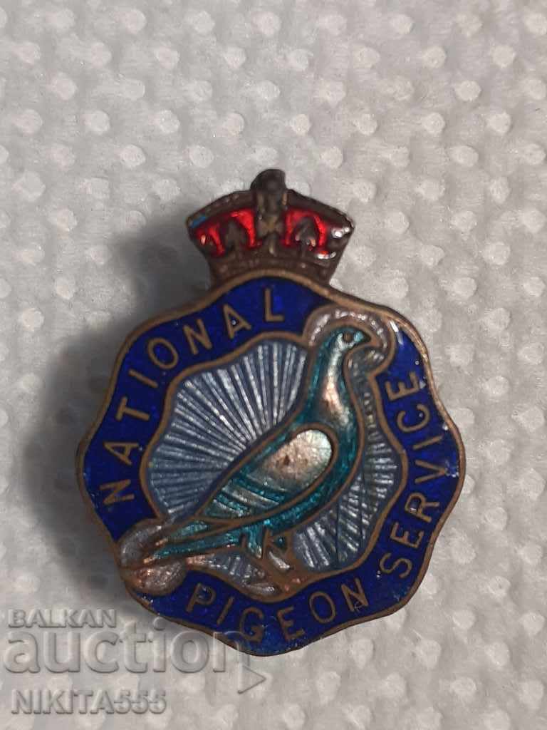 Delivery of Rare badge '' National Pigeon Service '' (NPS) Delivery of Rare badge '' National Pigeon Service '' (NPS)