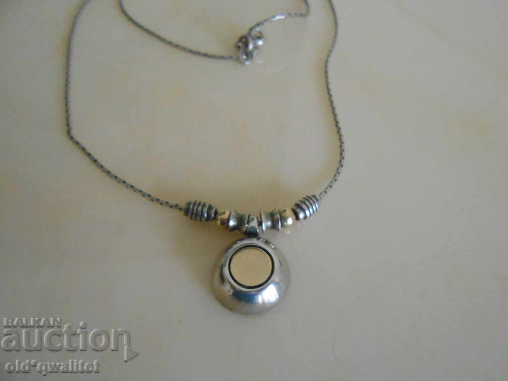 Magnificent designer silver NECKLACE with RING - 7 Magnificent designer silver NECKLACE with RING - 7