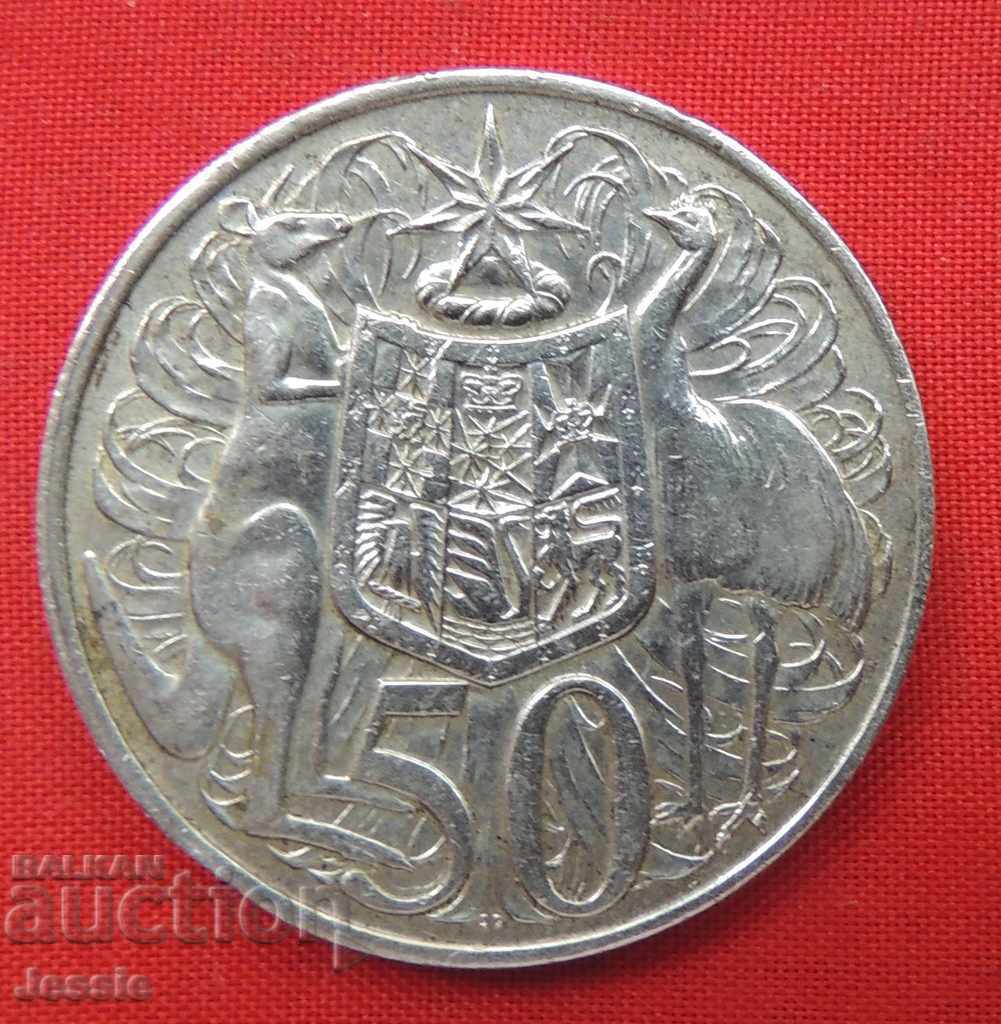 50 цента Австралия 1966