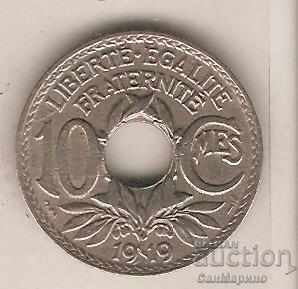 + Franța 10 centimes 1919
