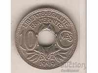 + Franța 10 centimes 1919