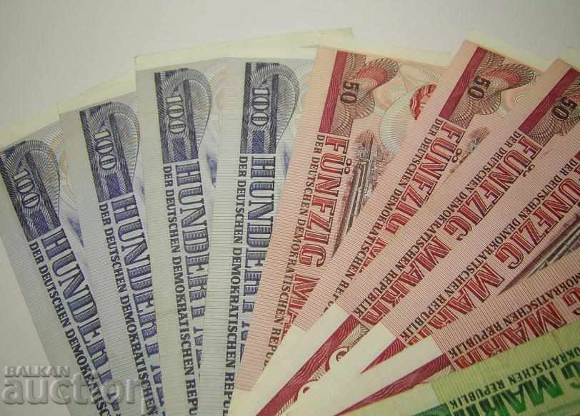 GDR Germany lot 10 banknotes 1971 1975 20 50 100 marks - 6 GDR Germany lot 10 banknotes 1971 1975 20 50 100 marks - 6