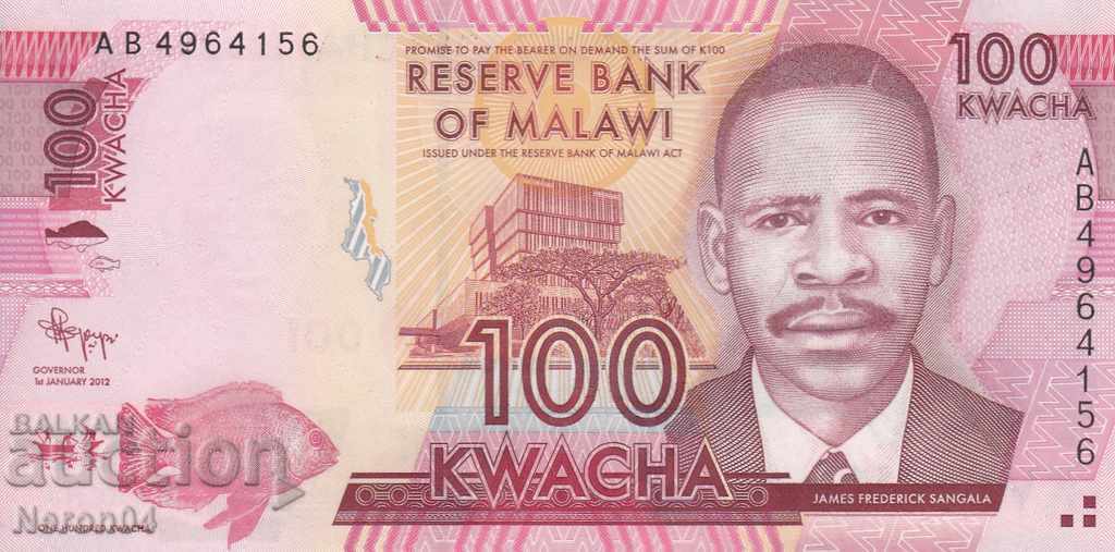 100 kvacha 2012, Malawi