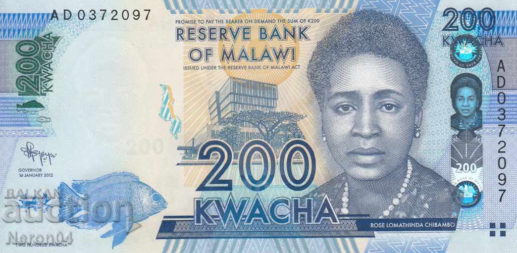 200 kvacha 2012, Μαλάουι