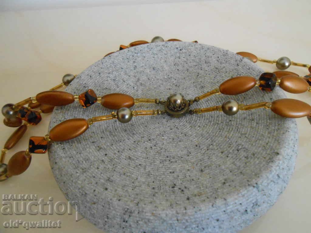 Auction Jewelry, necklace from the 70's, beautiful and very relevant now, Czech Republic Auction Jewelry, necklace from the 70's, beautiful and very relevant now, Czech Republic