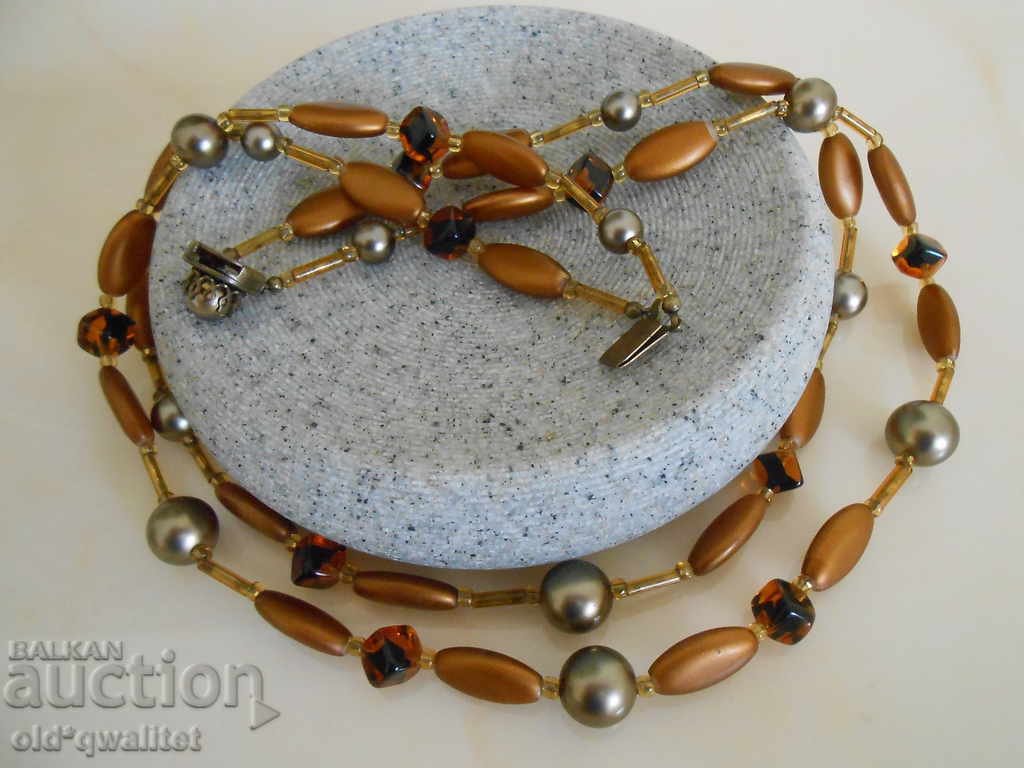 Jewelry, necklace from the 70's, beautiful and very relevant now, Czech Republic - 5 Jewelry, necklace from the 70's, beautiful and very relevant now, Czech Republic - 5
