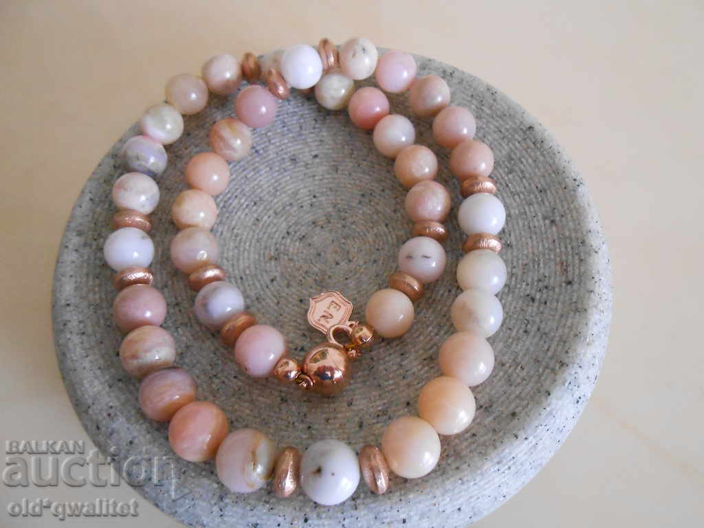 Necklace / necklace / jewelry, clasp-magnet: natural OPAL with price 197.00 BGN | € 100.72