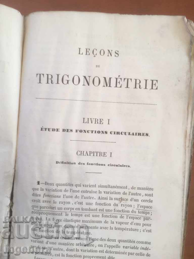 Delivery of BOOK-TRIGONOMETRY 1968 FRENCH OLD AND RARE