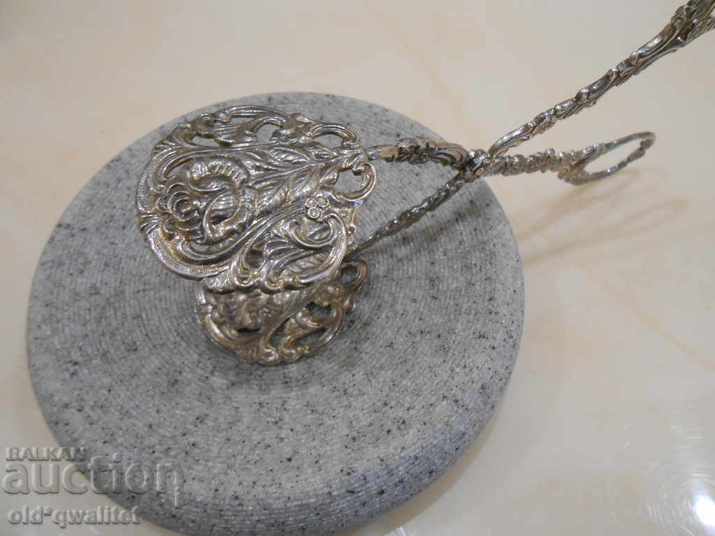 Antique SILVER CLAMP, SILVER 800, floral motifs N 3 - 6 Antique SILVER CLAMP, SILVER 800, floral motifs N 3 - 6