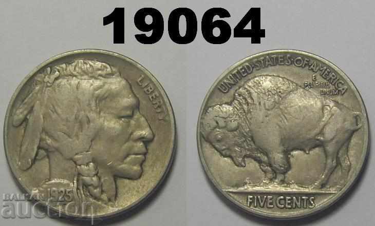 САЩ 5 цента 1925 монета