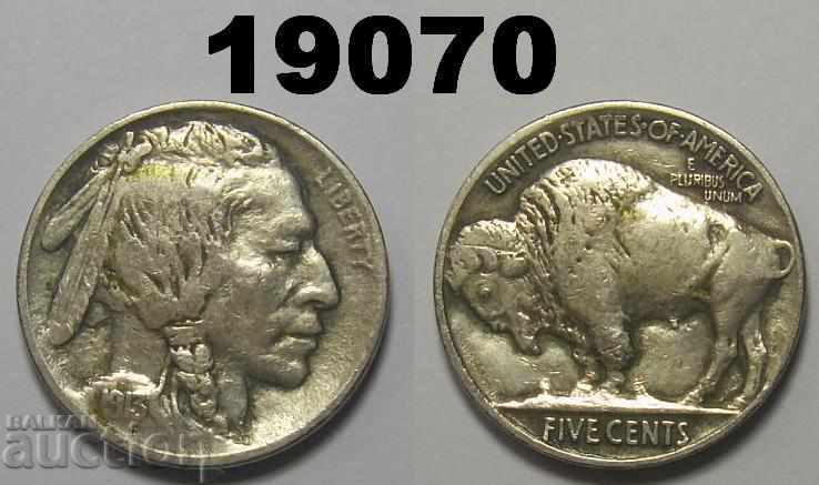 Moneda de tip 2 a Statelor Unite ale Americii de 5 cenți 1913