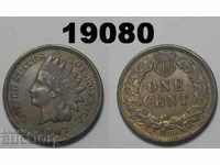 САЩ 1 цент 1907 AU качество!