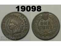 САЩ 1 цент 1888 XF монета