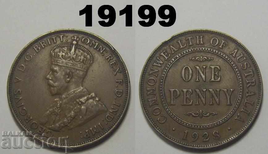 Australia 1 monedă penny 1928