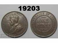 Australia 1 penny 1922 XF +