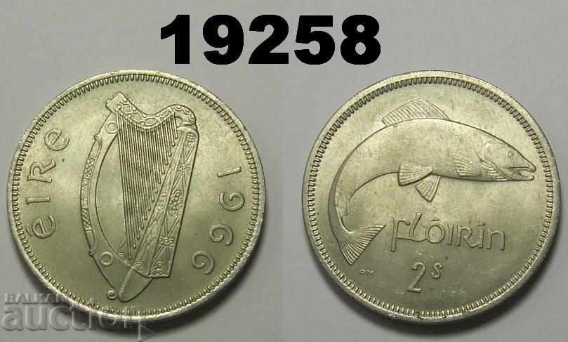 Ireland 1 Florin 1966 Excellent