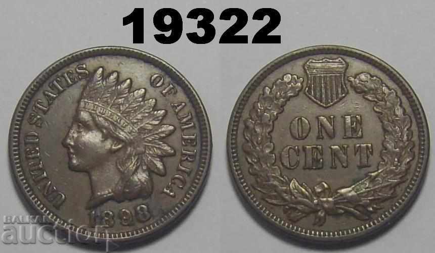 MPD-006 1 cent 1898 САЩ Рядка