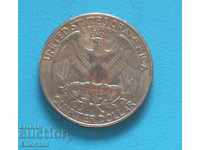 US $ 1/4 1981 D