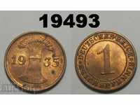 Germany 1 Reich Pfennig 1935 E
