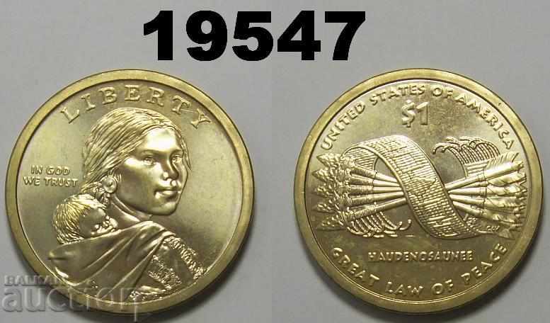 US $ 1 2010 D UNC Sacagawea
