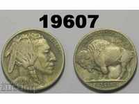 САЩ 5 цента 1921 VF монета
