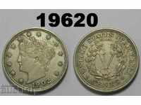 Statele Unite ale Americii 5 cenți 1902 XF