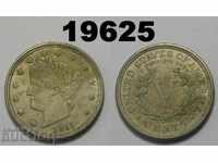 5 cenți SUA 1911 XF +