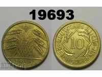 Germany 10 Reich Pfennig 1935 A