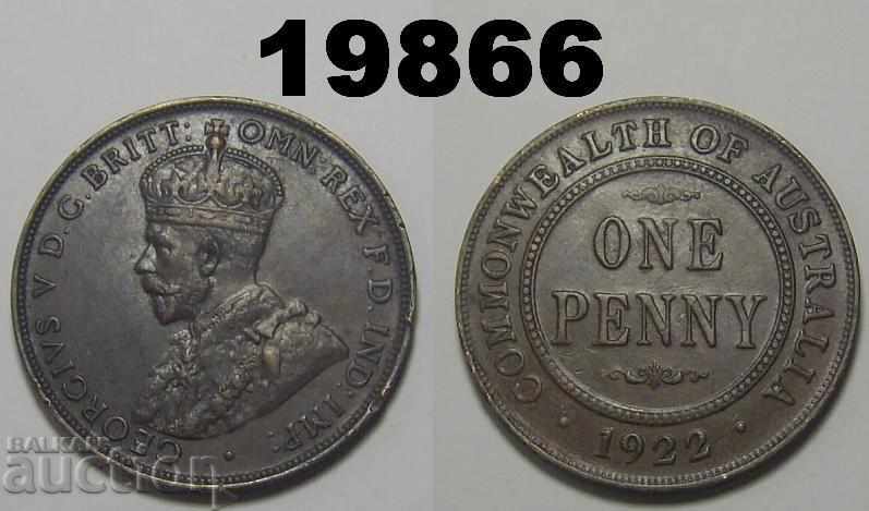 Australia 1 penny 1922 AUNC!