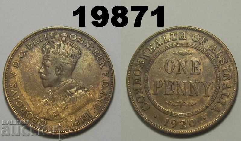 Αυστραλία 1 λεπτό 1920 κέρμα