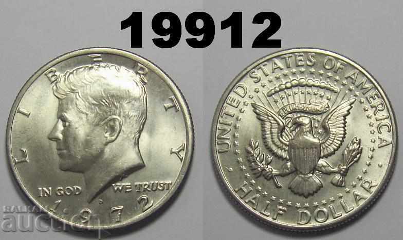 САЩ ½ долар 1972 D UNC