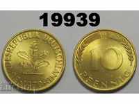 Germania 10 pfennig 1970 D UNC Germania