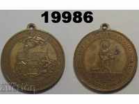St Roche 1889 Старинен Медал Германия