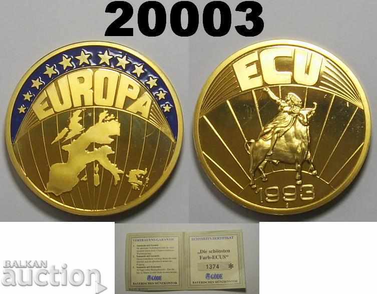 Moneda EUROPA 1 ECU 1993